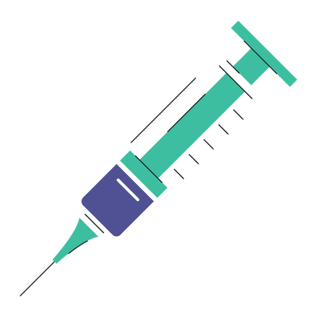 Injection de vaccin  Illustration