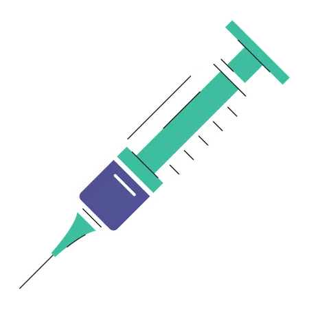 Injection de vaccin  Illustration