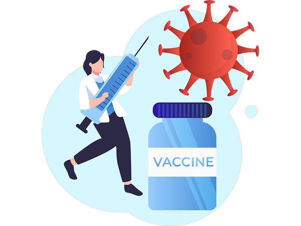 Vaccination antivirale  Illustration