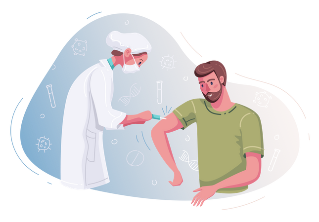 Vaccination  Illustration