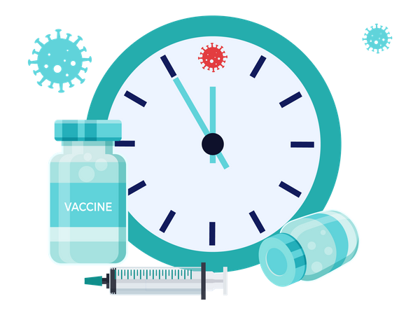 Vaccination time  Illustration
