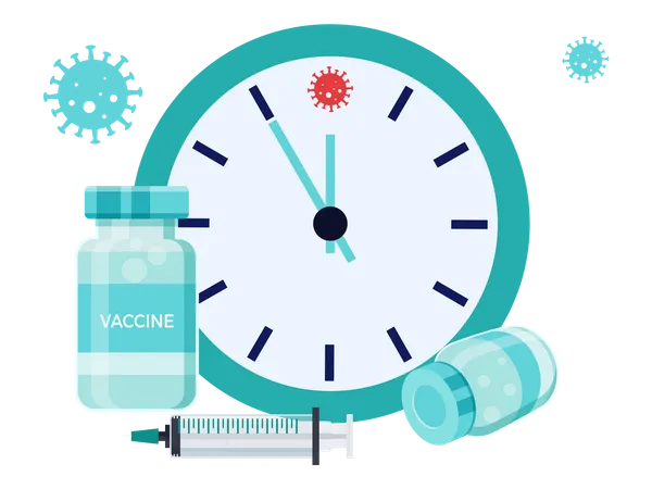 Vaccination time  Illustration