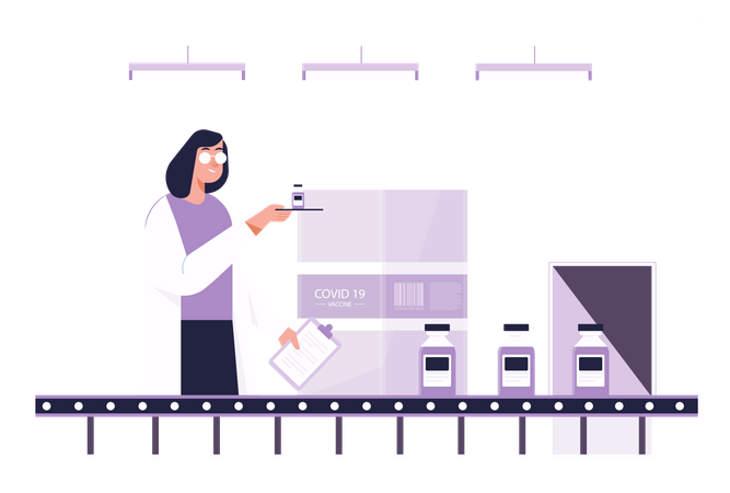 Vaccine development  Illustration