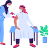 arabian doctor illustration svg