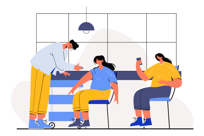 Vacina para o coronavírus  Illustration