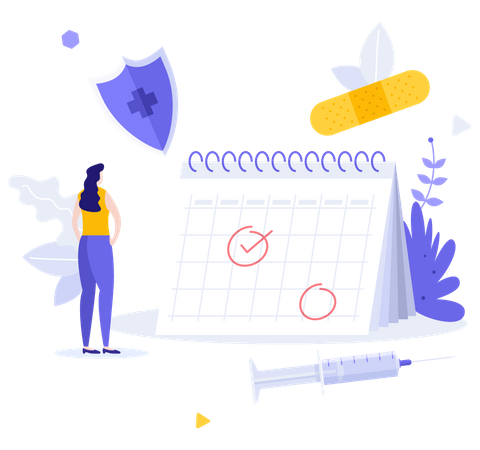 Vacinação contra o Coronavírus  Illustration