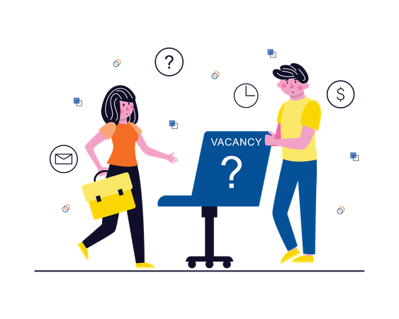 Vaga de emprego  Ilustração