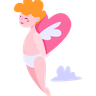 illustration for cute little cupid
