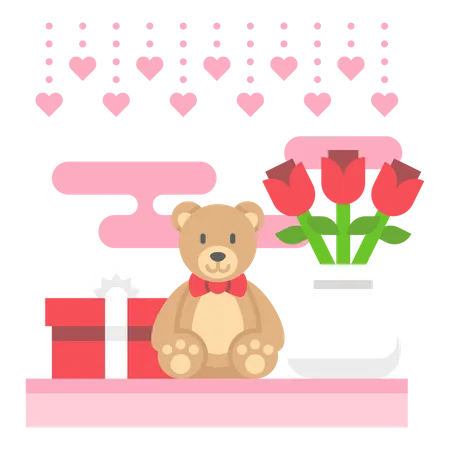 Valentine gift  Illustration