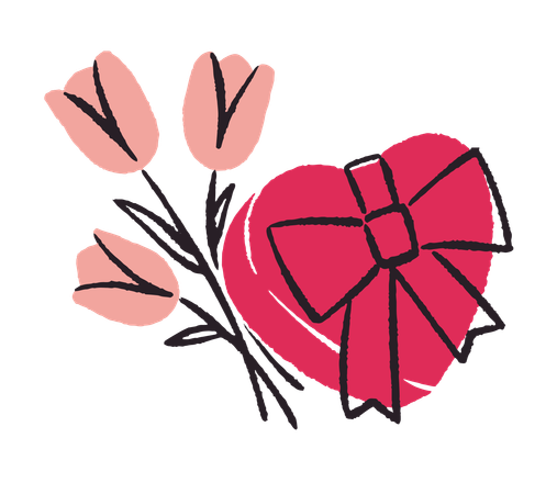 Valentine Gift  Illustration