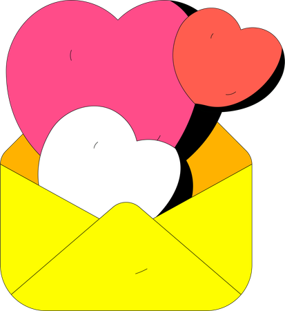 Valentine letter  イラスト