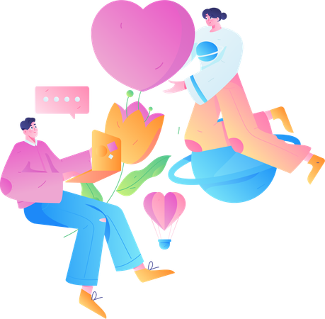 Valentine letter  Illustration