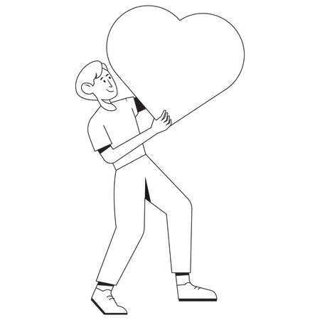 Valentine Love Illustration