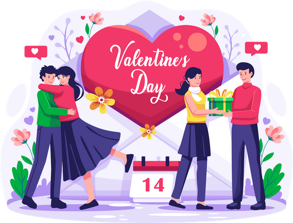 Valentine's day Illustration