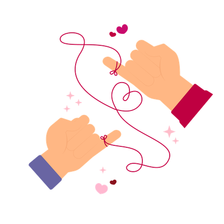 Valentines Knot  Illustration
