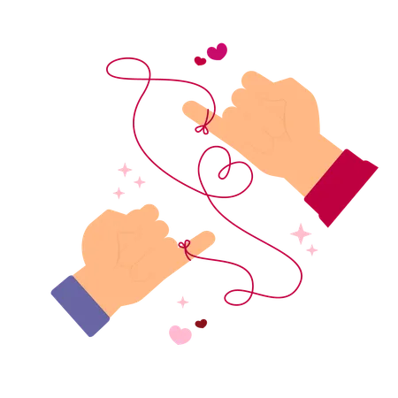 Valentines Knot  Illustration