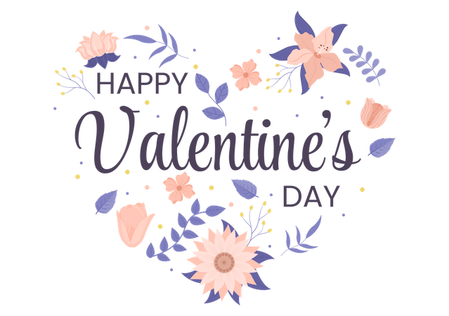 Valentinstag  Illustration