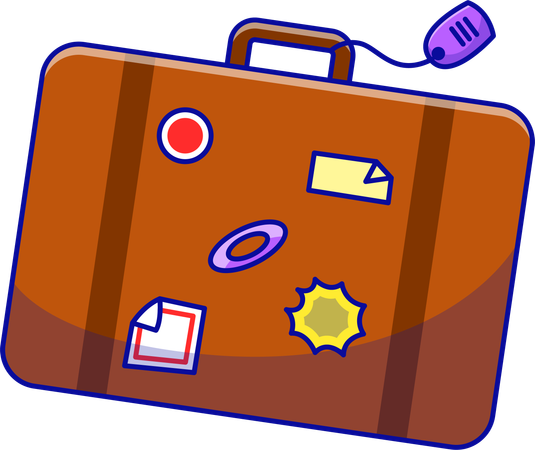 Valise de voyage  Illustration