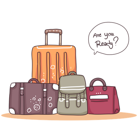 Valise de voyage  Illustration