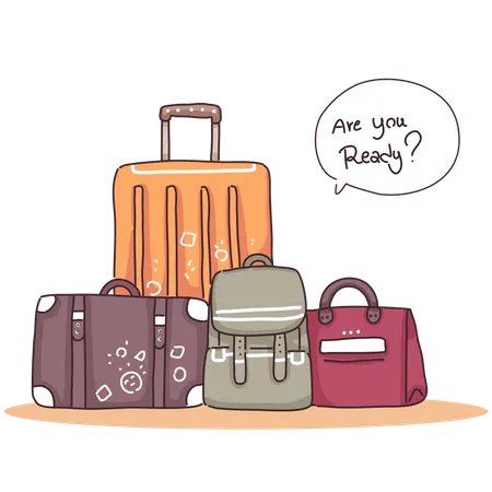 Valise de voyage  Illustration