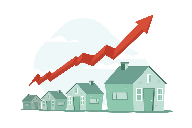 Crecimiento de la valoración de la propiedad  Ilustración