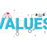 values illustration svg