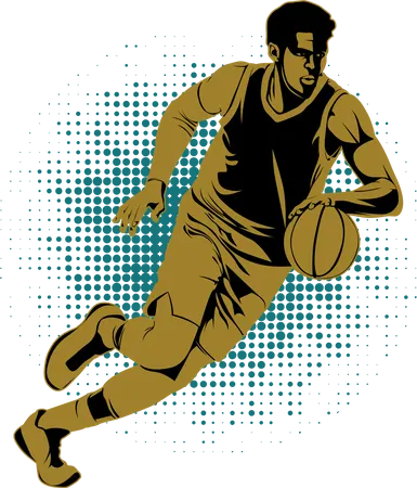 Juguemos baloncesto  Ilustración