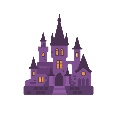 Vampire Castle Illustration