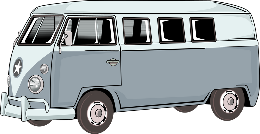 Du camping-car  Illustration