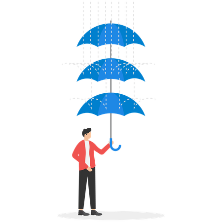 Various business protection plans  Illustration