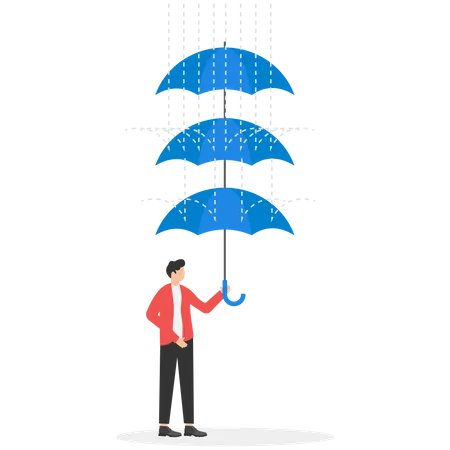 Various business protection plans  Illustration