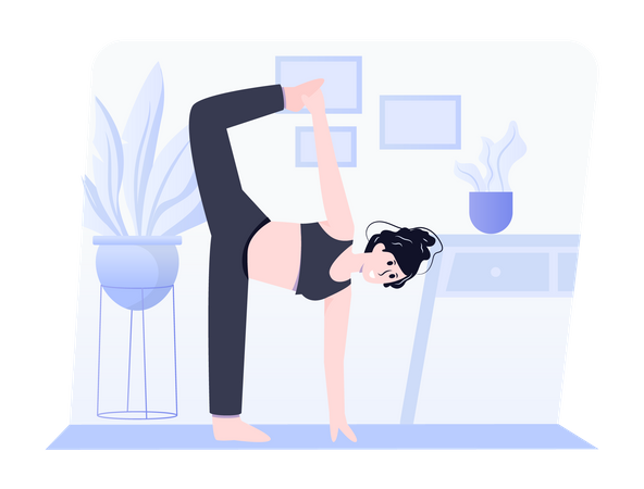 Vasisthasana Pose  Illustration