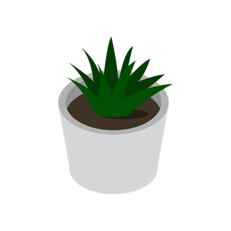 Vaso de planta  Ilustração