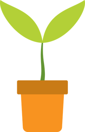 Vaso de planta  Ilustração