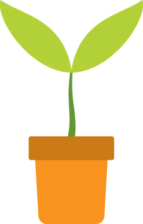 Vaso de planta  Ilustração