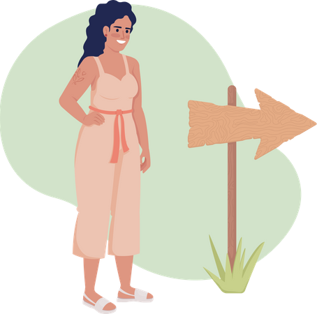 Vaya pensando en verde  Ilustración