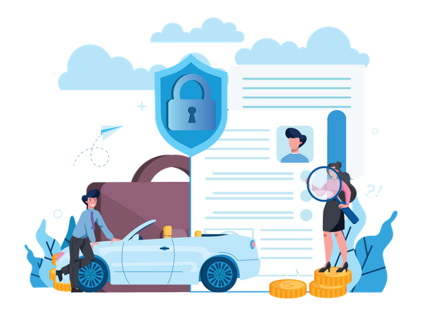 Vehicle Insurance Illustration