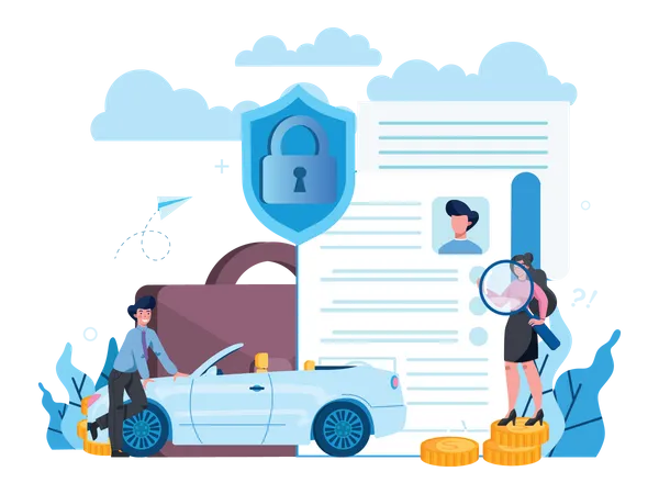 Vehicle Insurance Illustration