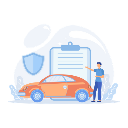 Vehicle insurance  Illustration