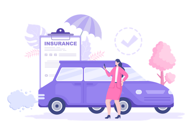 Vehicle insurance  Illustration