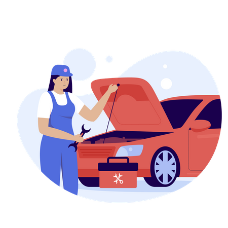 Vehicle Repair  Illustration