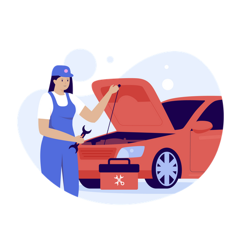 Vehicle Repair  Illustration