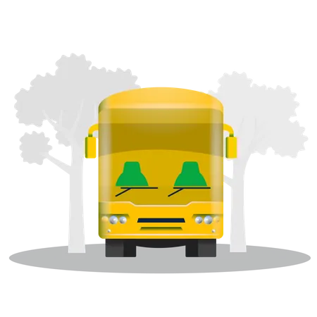 Autobus Transporte Ilustración