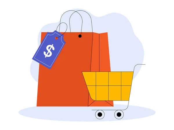 Promoção da Cyber Monday  Ilustração