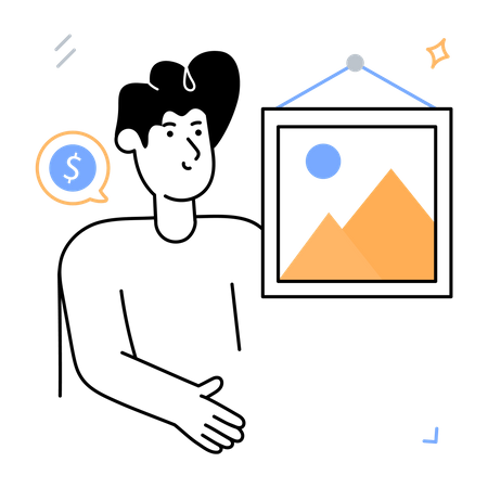 Vendendo  Ilustração