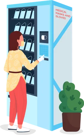 Vending machine for medical equipment  Illustration