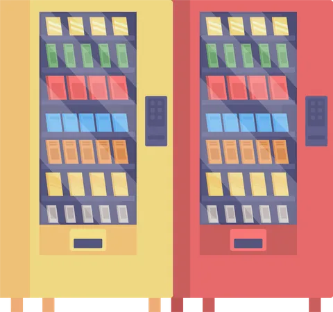 Vending machines  Illustration