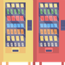 illustrations of kiosk machine