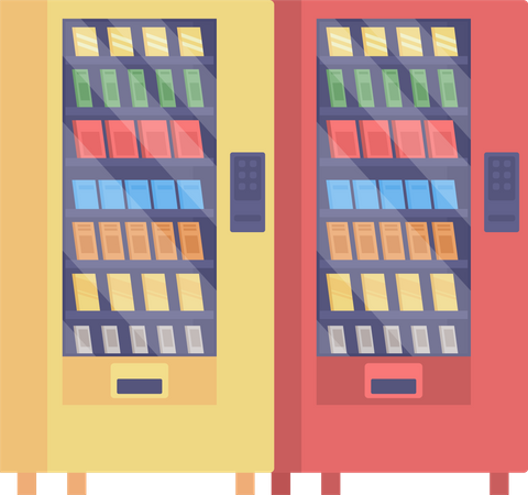 Vending machines  イラスト