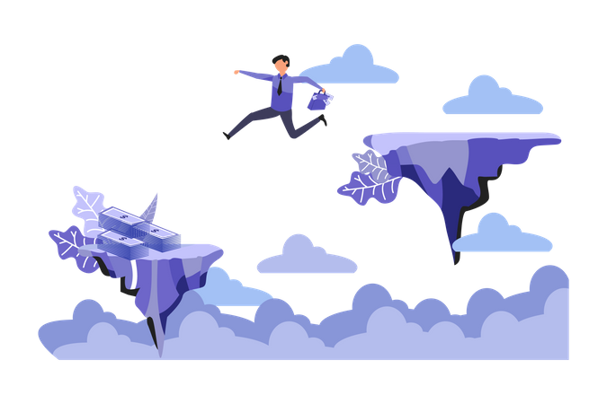 Venture Capital Business Investment  Illustration